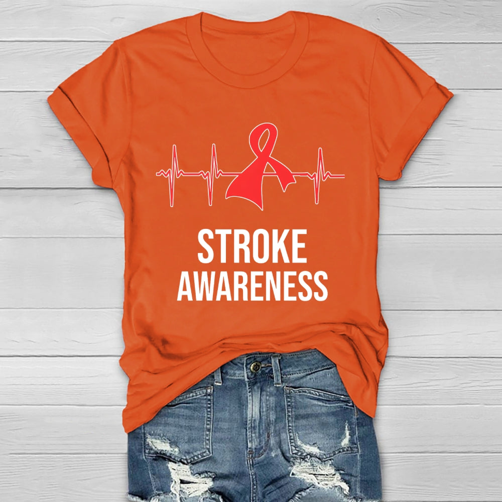 Stroke Awareness Healthwear T-shirt