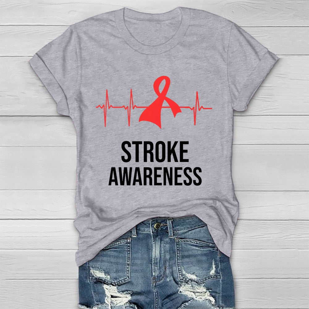 Stroke Awareness Healthwear T-shirt