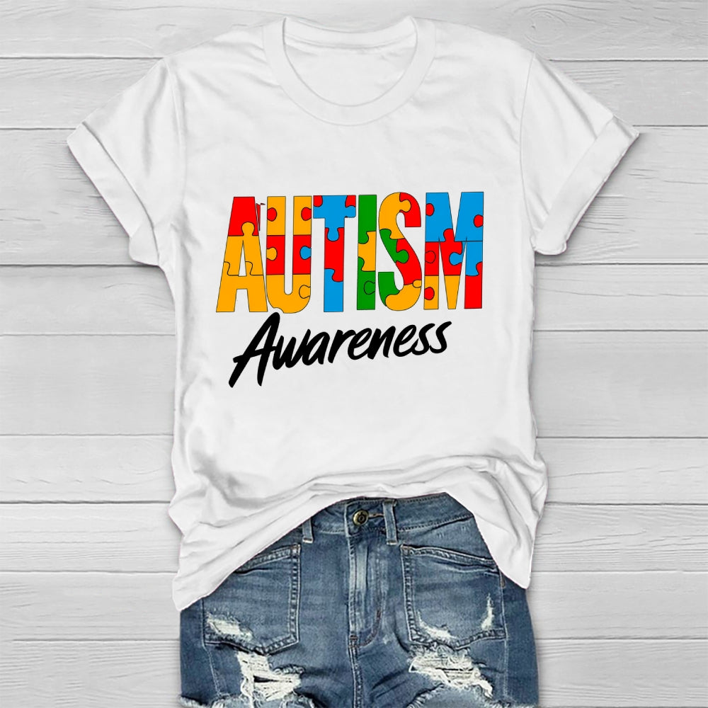 Autism Awareness Puzzle Healthwear T-shirt