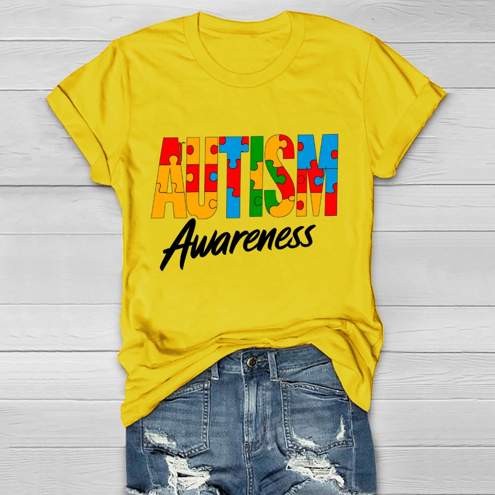 Autism Awareness Puzzle Healthwear T-shirt
