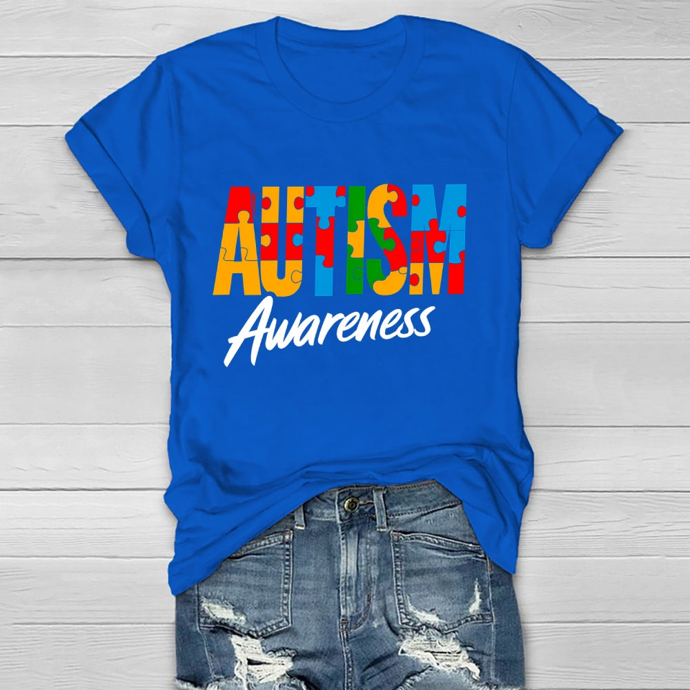 Autism Awareness Puzzle Healthwear T-shirt