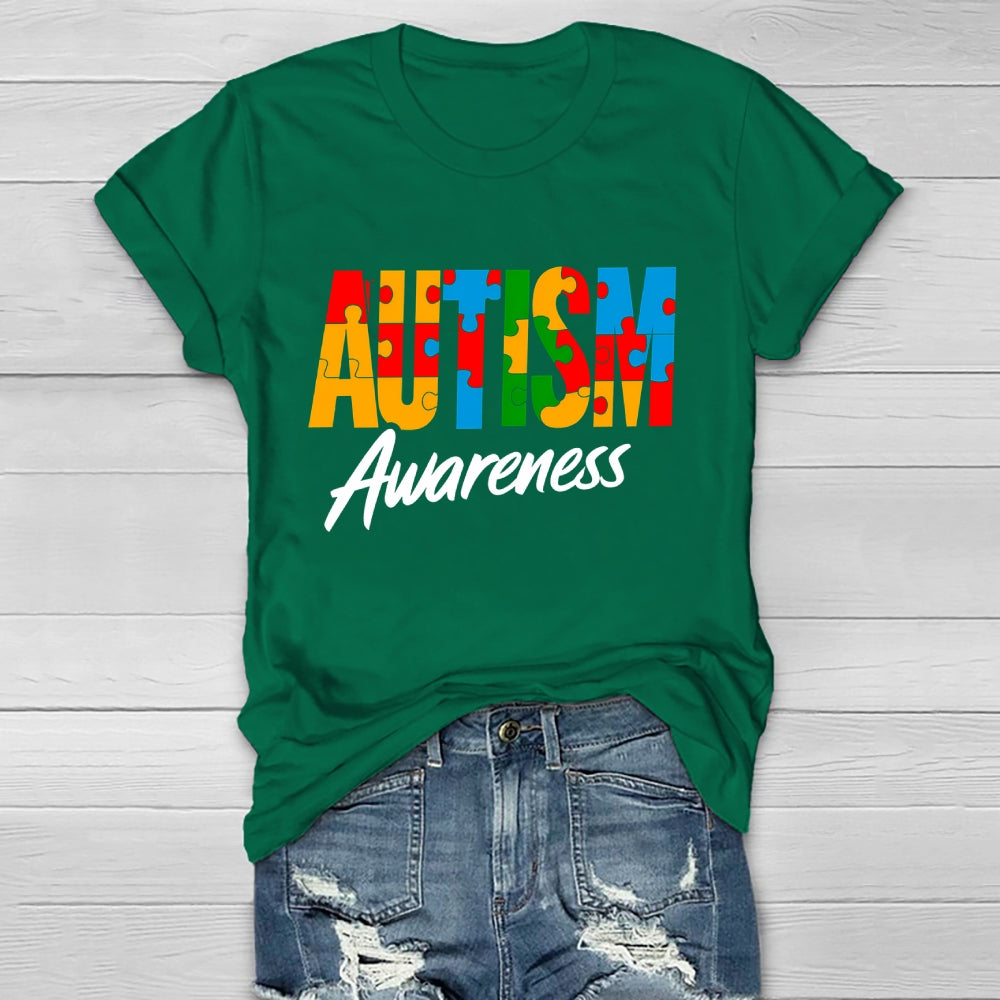 Autism Awareness Puzzle Healthwear T-shirt