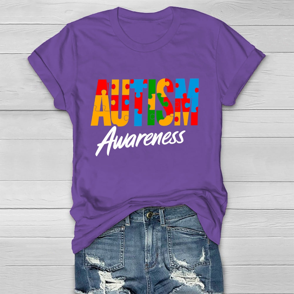 Autism Awareness Puzzle Healthwear T-shirt