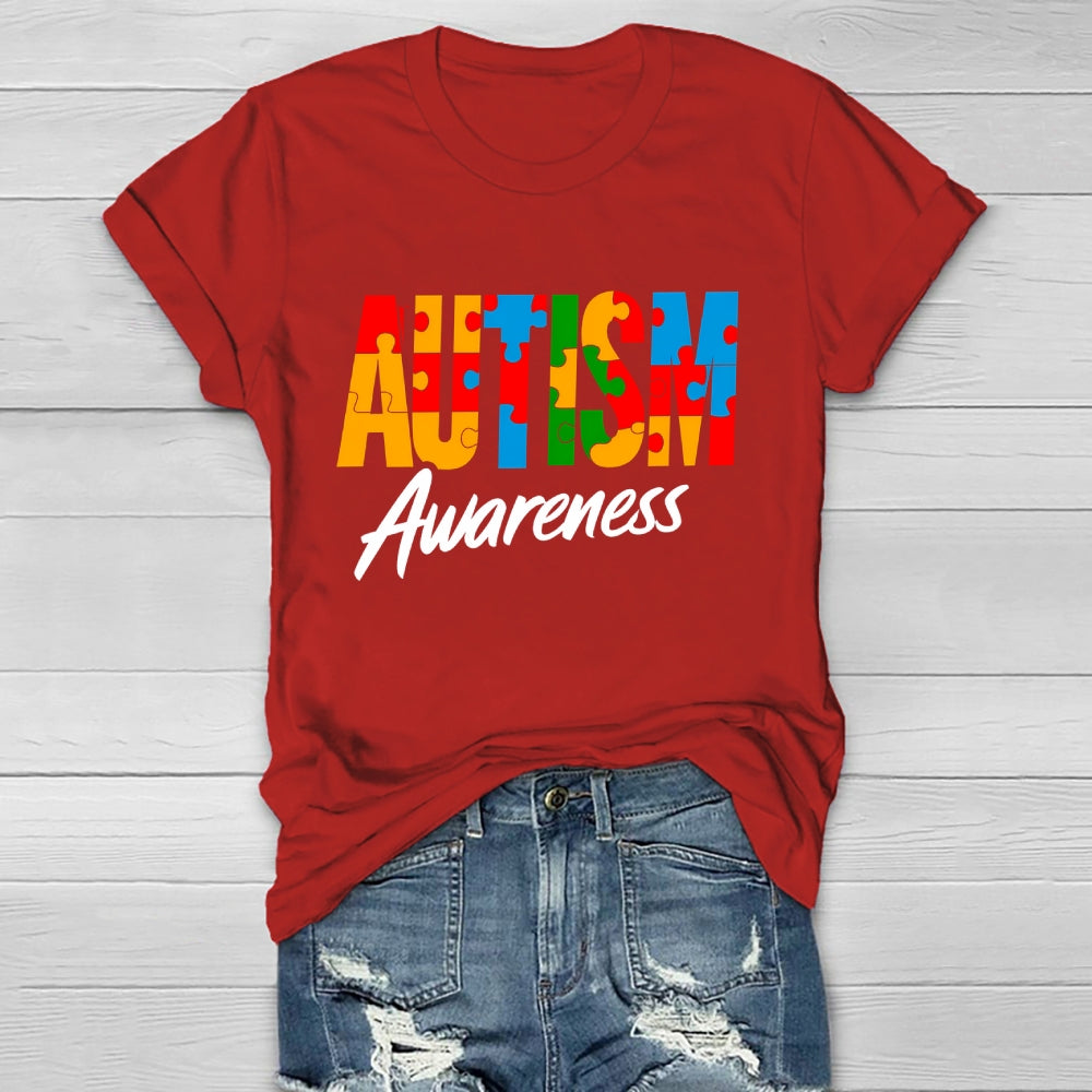 Autism Awareness Puzzle Healthwear T-shirt