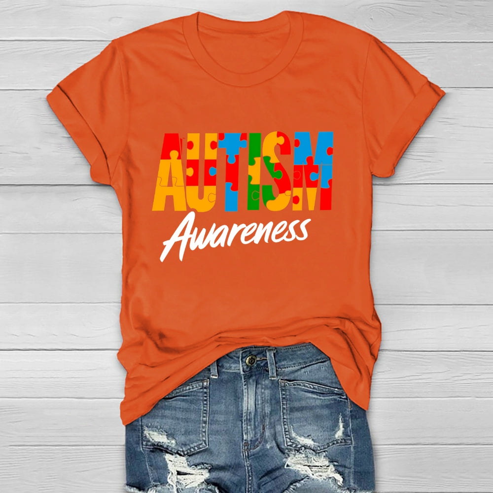 Autism Awareness Puzzle Healthwear T-shirt