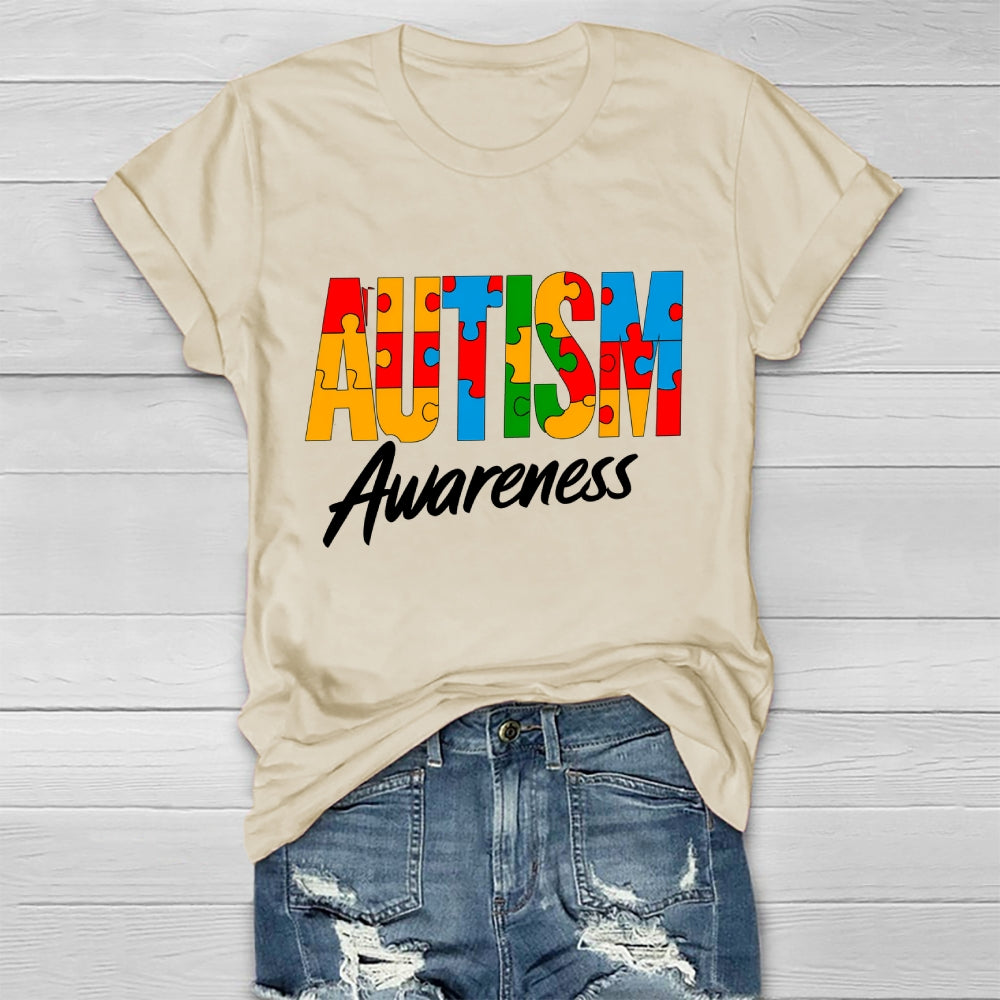 Autism Awareness Puzzle Healthwear T-shirt