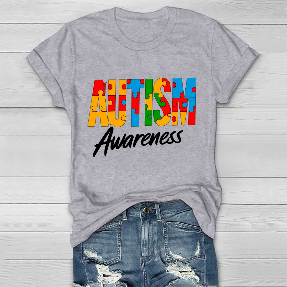Autism Awareness Puzzle Healthwear T-shirt