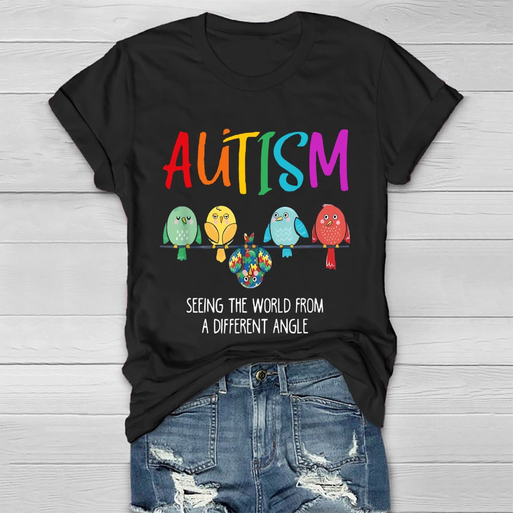 Autism Seeing The World From A Different Angle Healthwear T-shirt