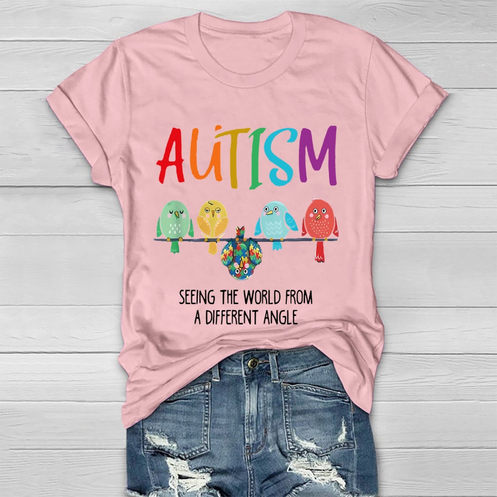 Autism Seeing The World From A Different Angle Healthwear T-shirt