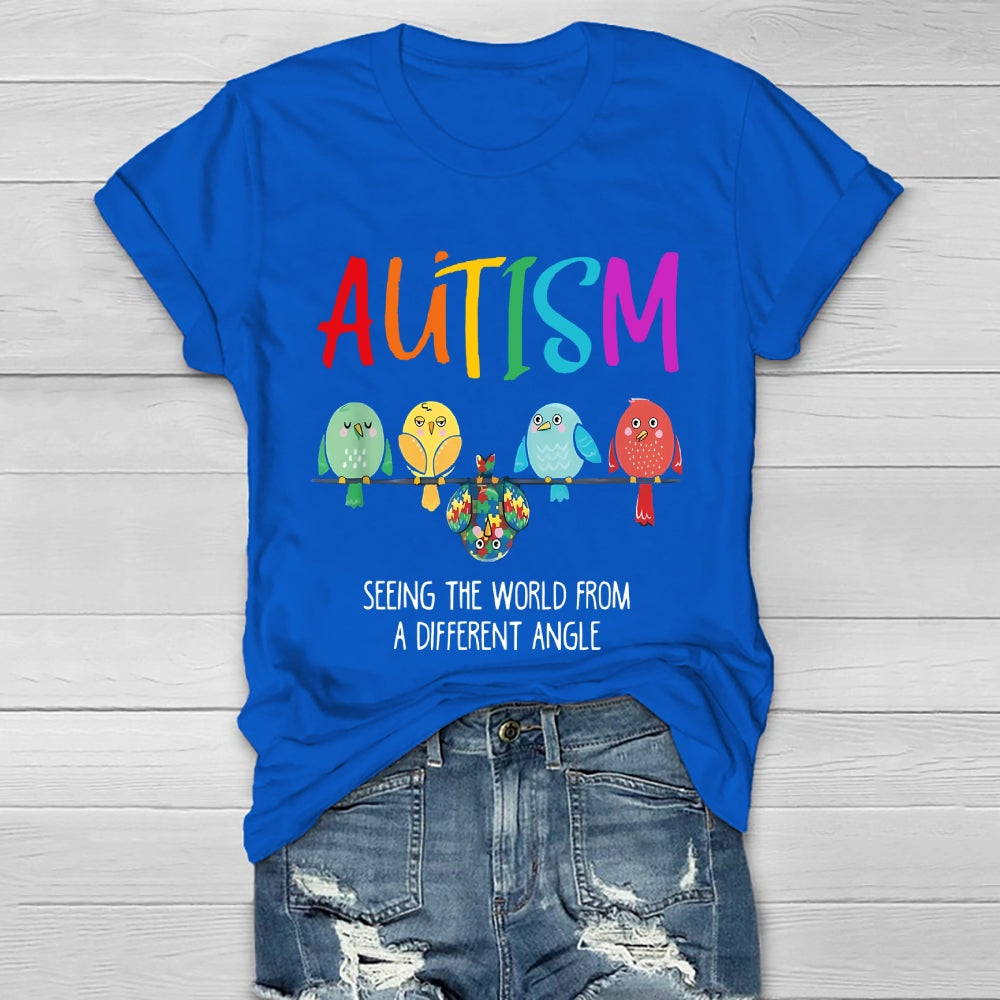 Autism Seeing The World From A Different Angle Healthwear T-shirt