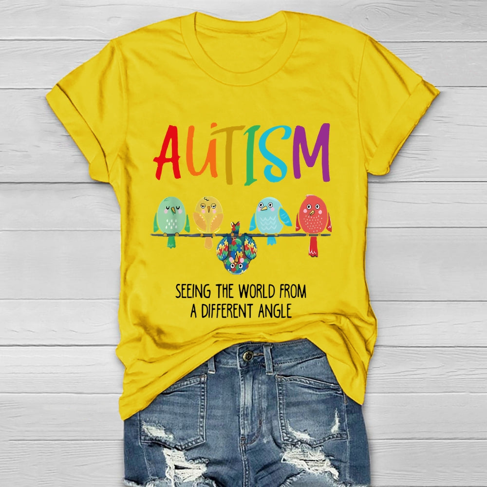 Autism Seeing The World From A Different Angle Healthwear T-shirt