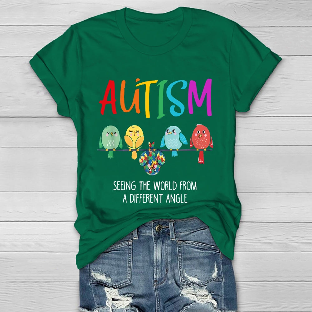 Autism Seeing The World From A Different Angle Healthwear T-shirt