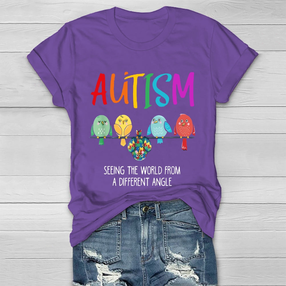 Autism Seeing The World From A Different Angle Healthwear T-shirt
