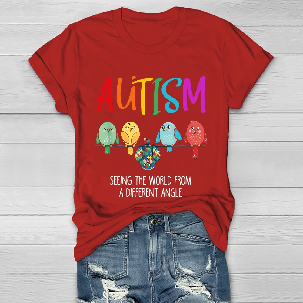 Autism Seeing The World From A Different Angle Healthwear T-shirt