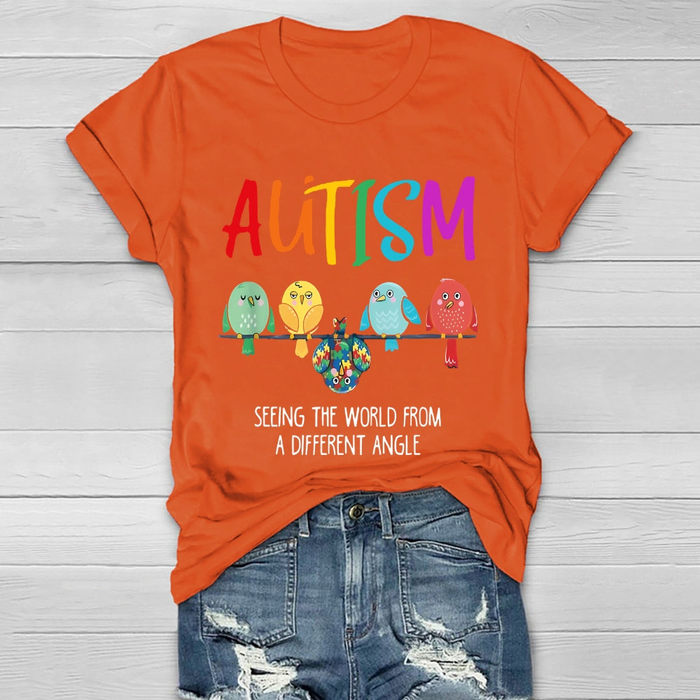 Autism Seeing The World From A Different Angle Healthwear T-shirt