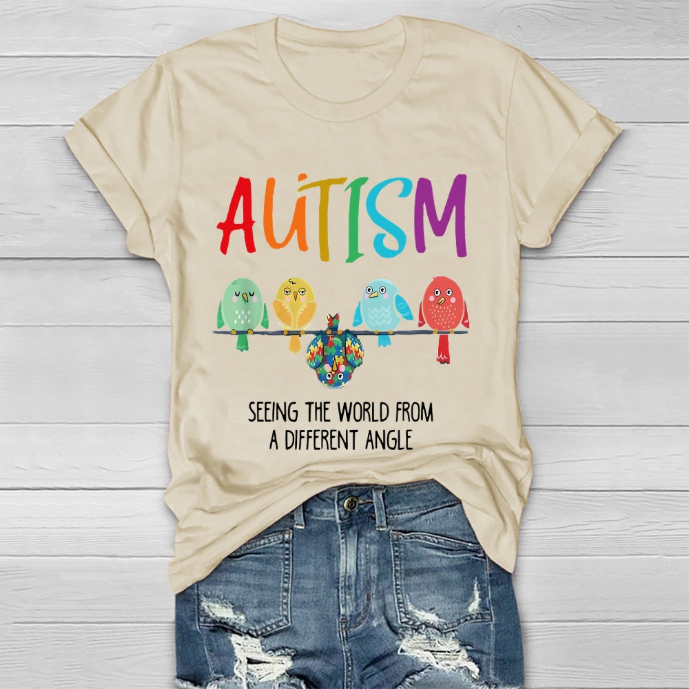 Autism Seeing The World From A Different Angle Healthwear T-shirt
