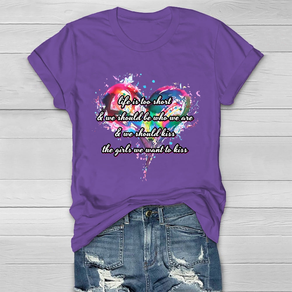 Life Is Too Short Healthwear T-shirt