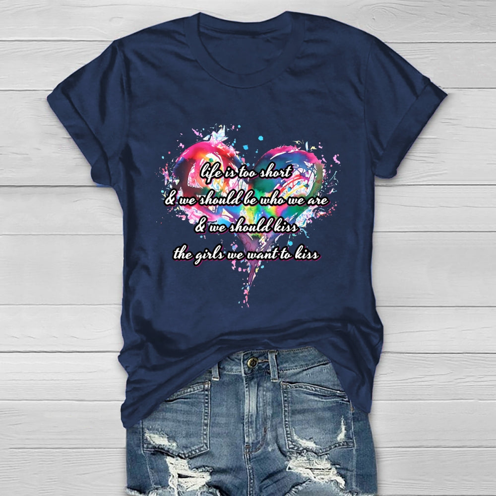 Life Is Too Short Healthwear T-shirt