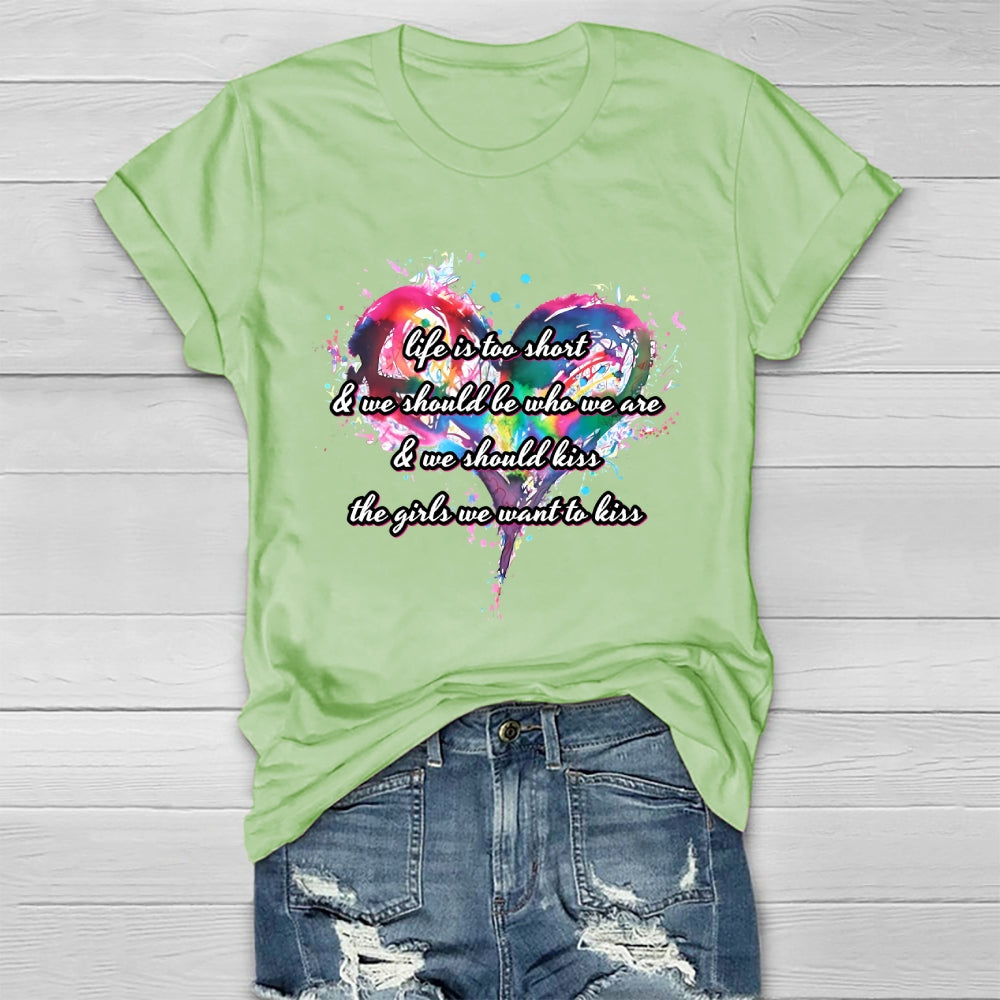 Life Is Too Short Healthwear T-shirt