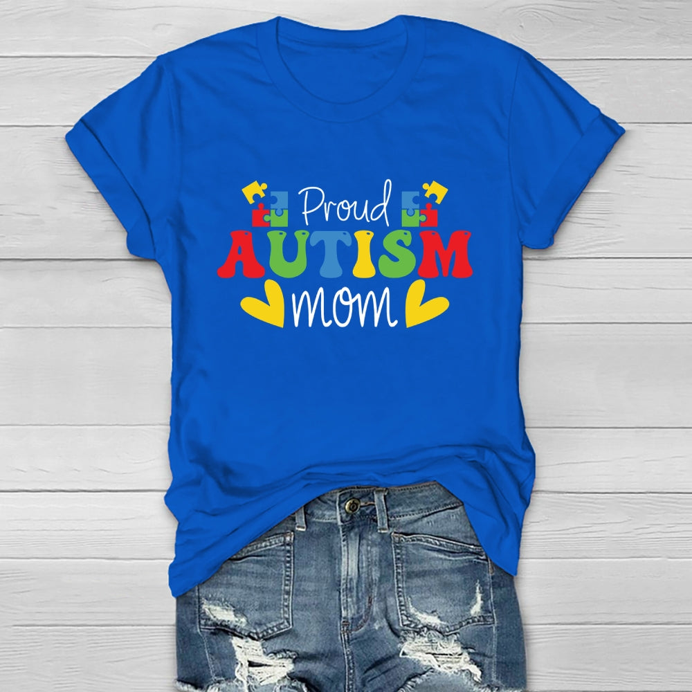 Proud Autism Mom Healthwear T-shirt