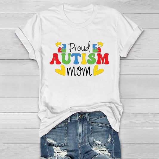 Proud Autism Mom Healthwear T-shirt