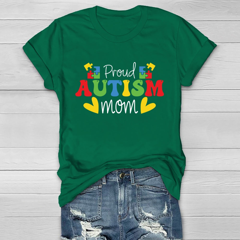 Proud Autism Mom Healthwear T-shirt