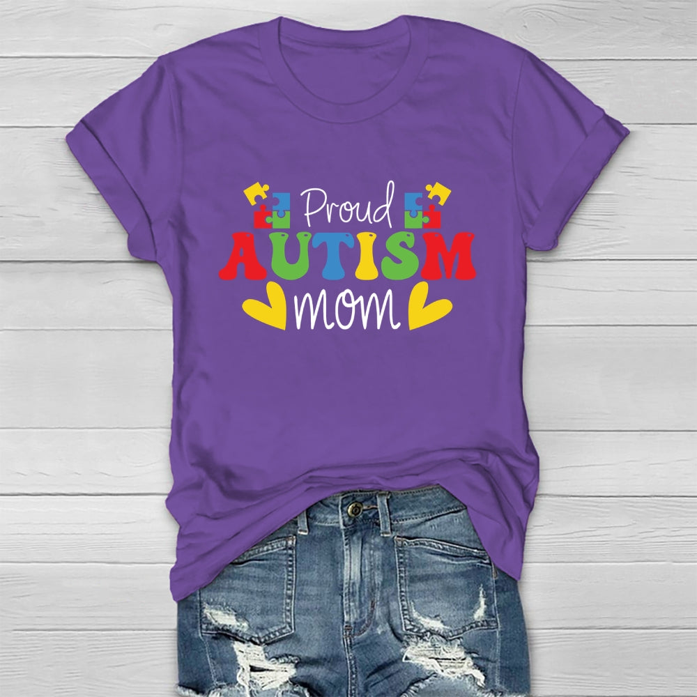 Proud Autism Mom Healthwear T-shirt