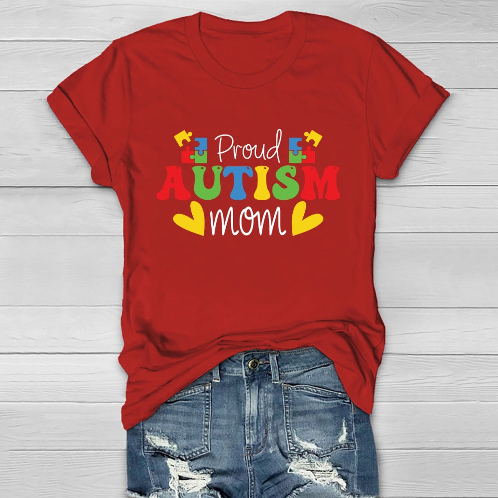Proud Autism Mom Healthwear T-shirt