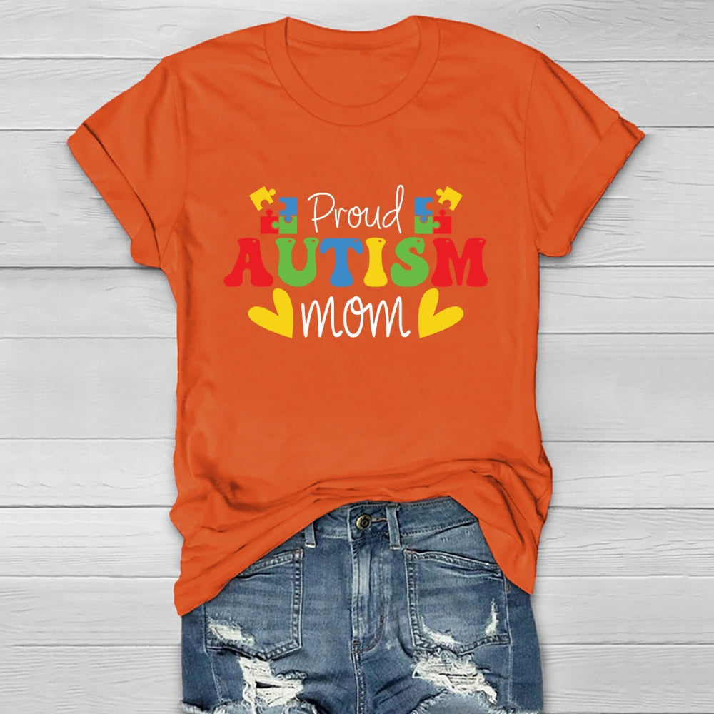 Proud Autism Mom Healthwear T-shirt