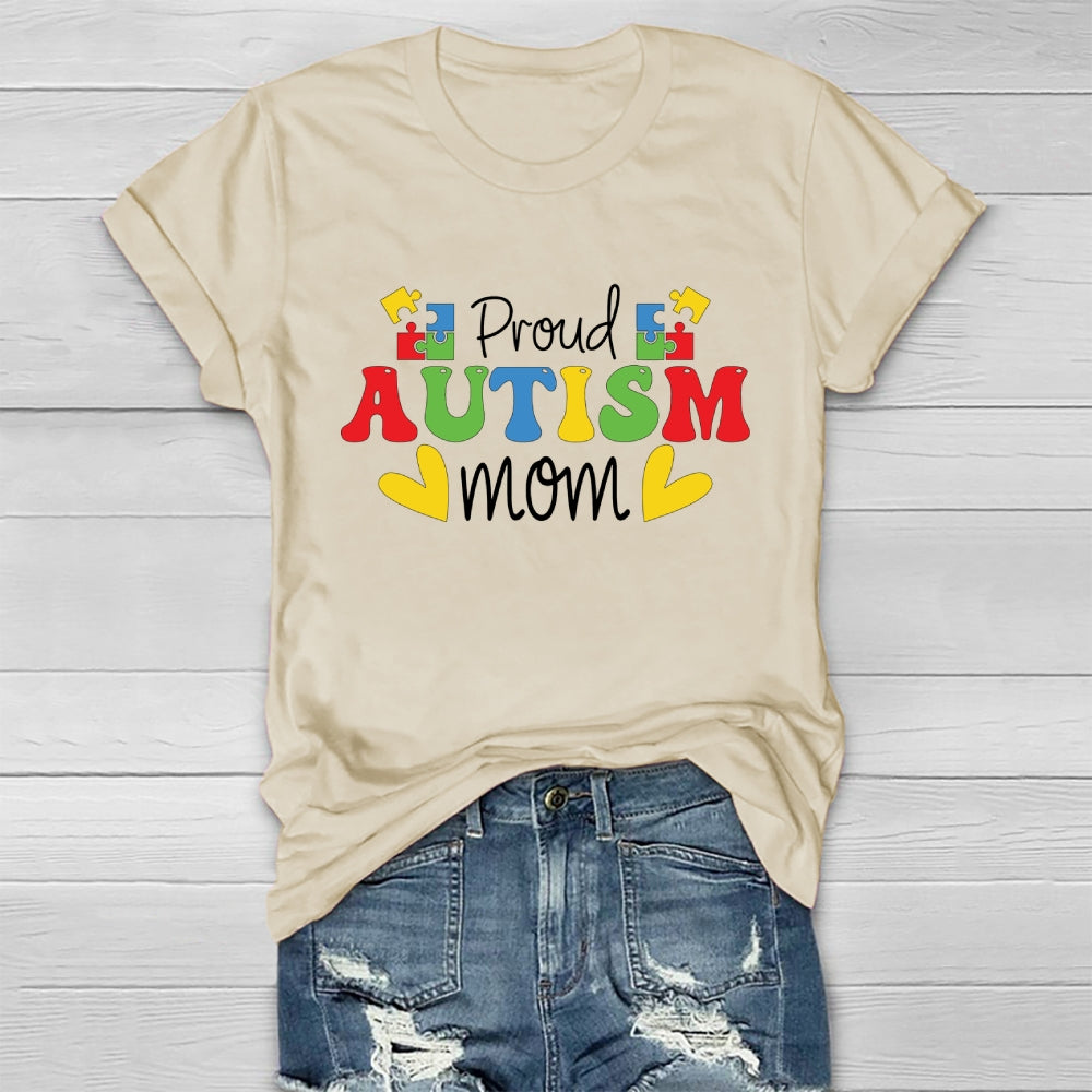 Proud Autism Mom Healthwear T-shirt