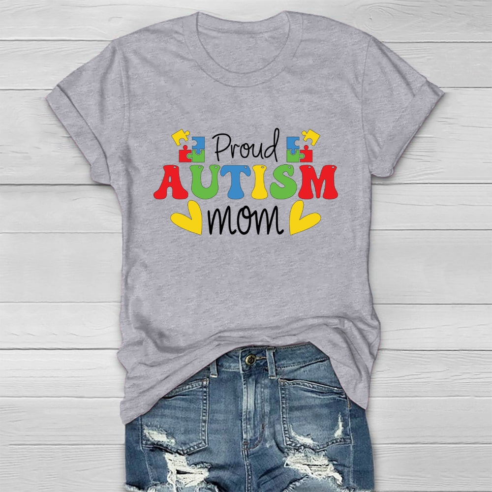 Proud Autism Mom Healthwear T-shirt