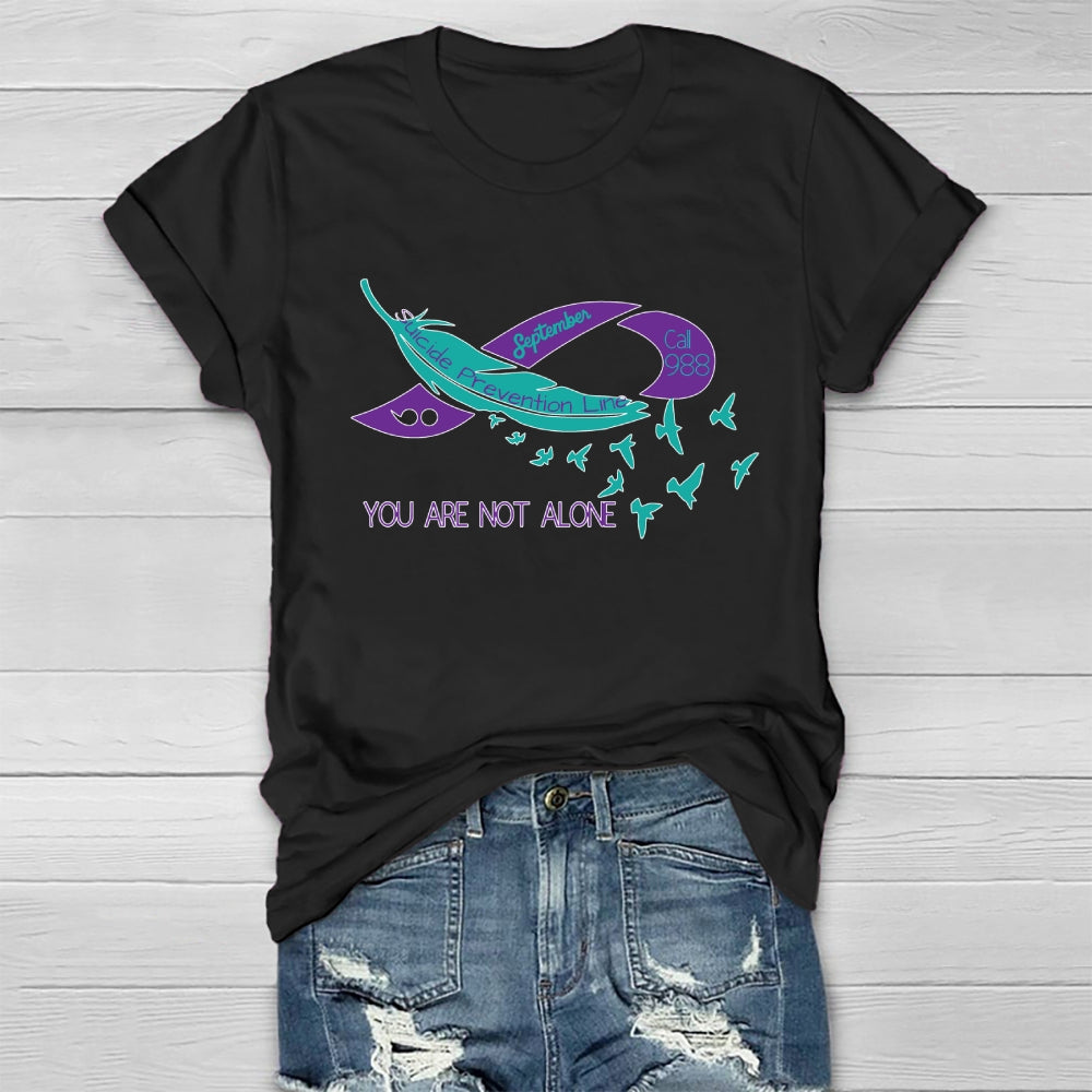 We Are Not Alone Healthwear T-shirt