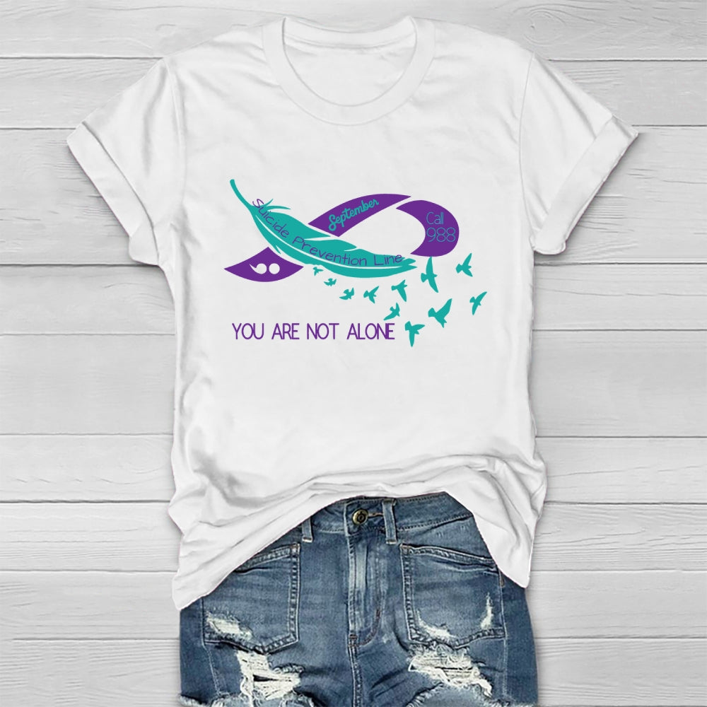 We Are Not Alone Healthwear T-shirt