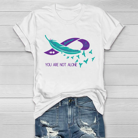 We Are Not Alone Healthwear T-shirt