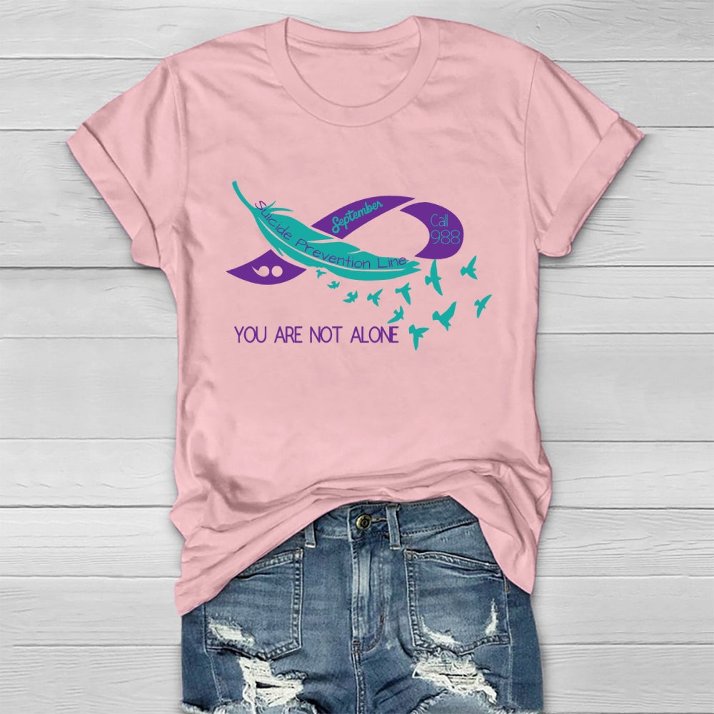 We Are Not Alone Healthwear T-shirt