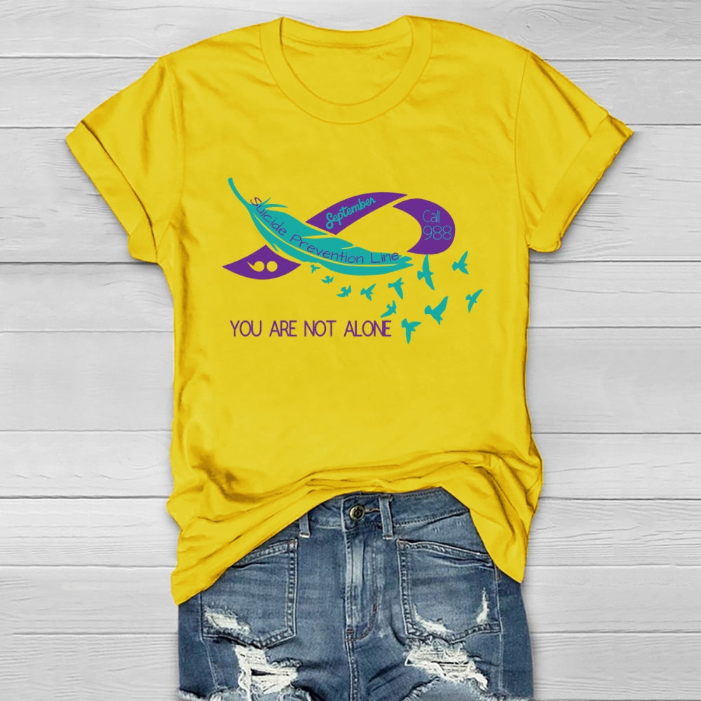 We Are Not Alone Healthwear T-shirt