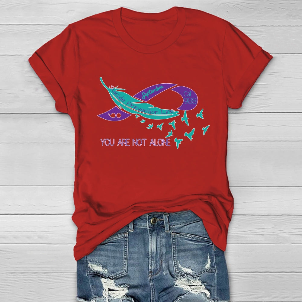 We Are Not Alone Healthwear T-shirt