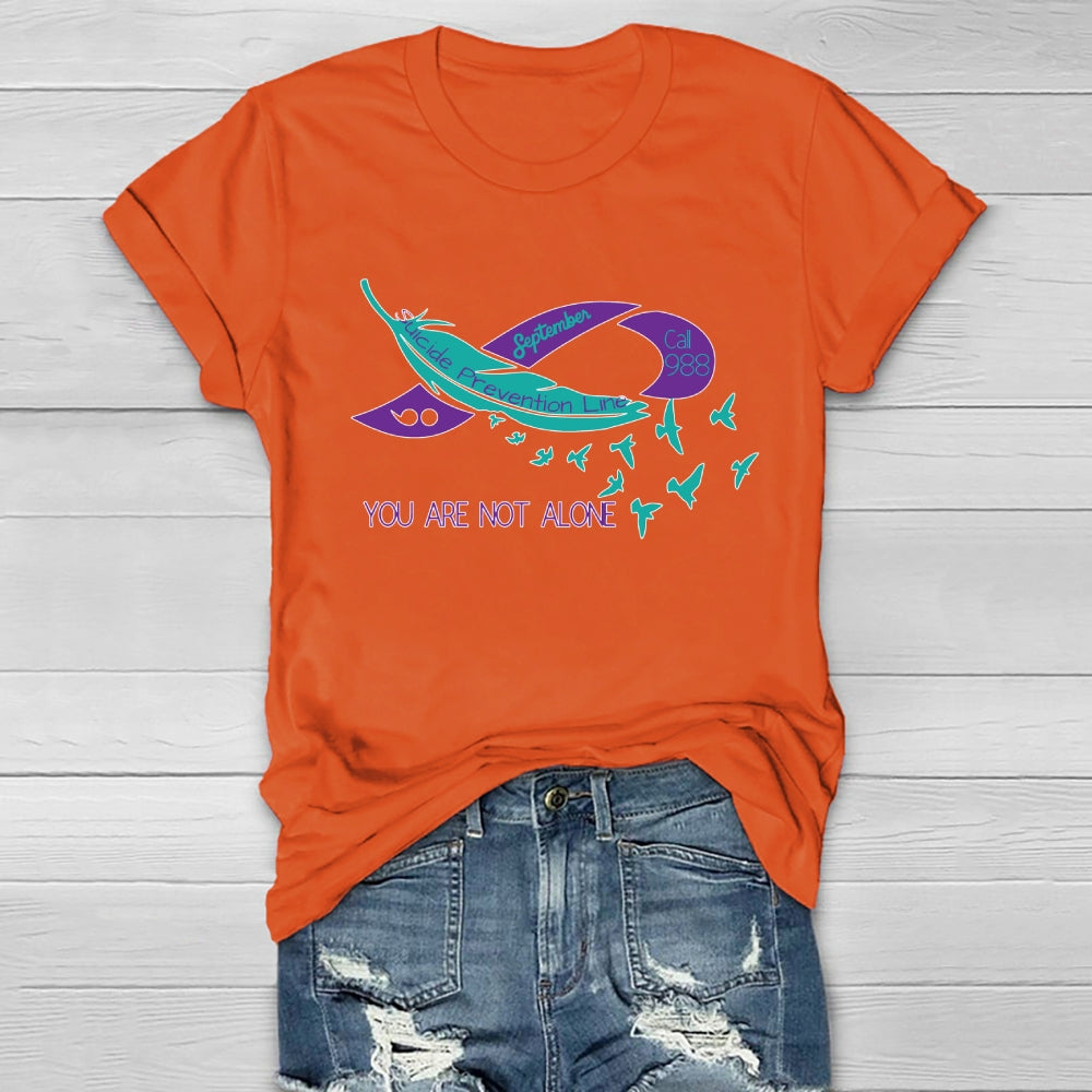 We Are Not Alone Healthwear T-shirt