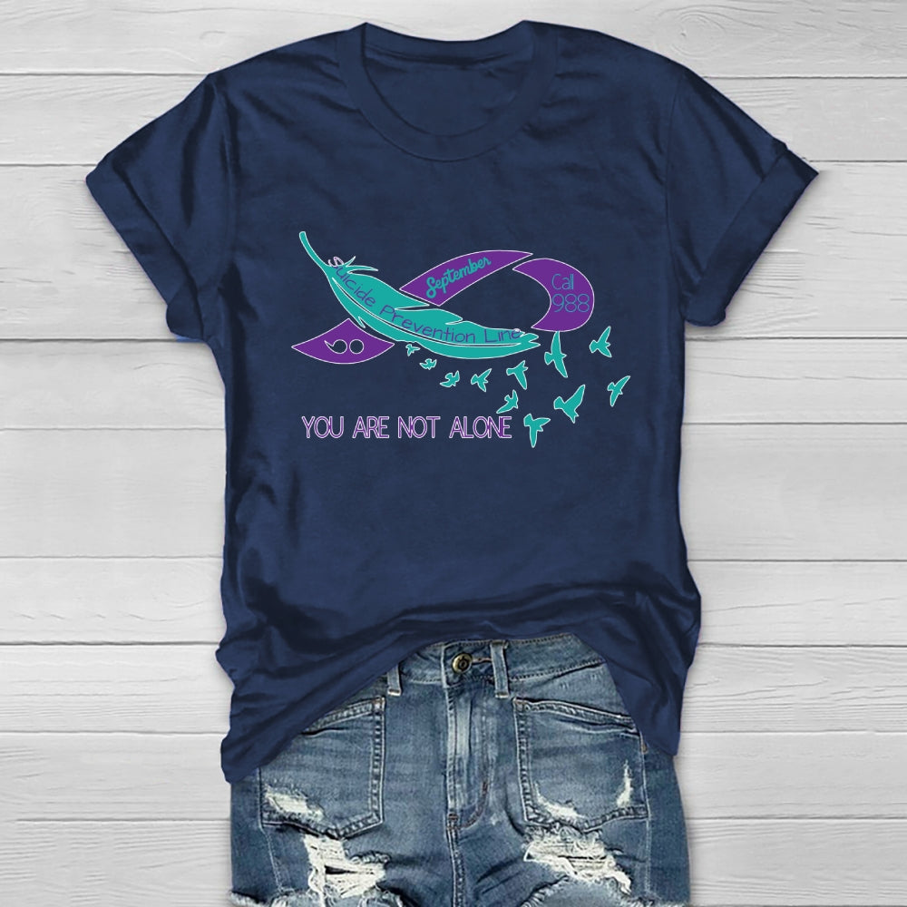 We Are Not Alone Healthwear T-shirt