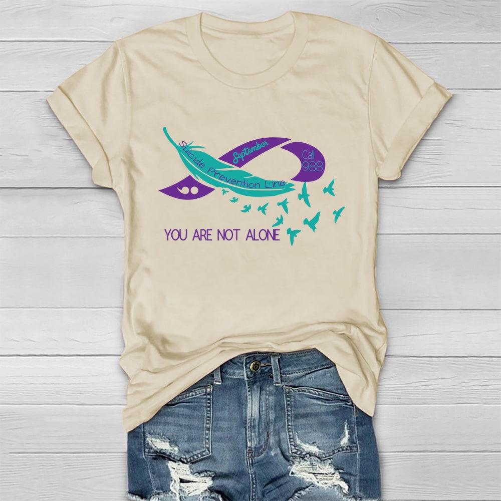 We Are Not Alone Healthwear T-shirt