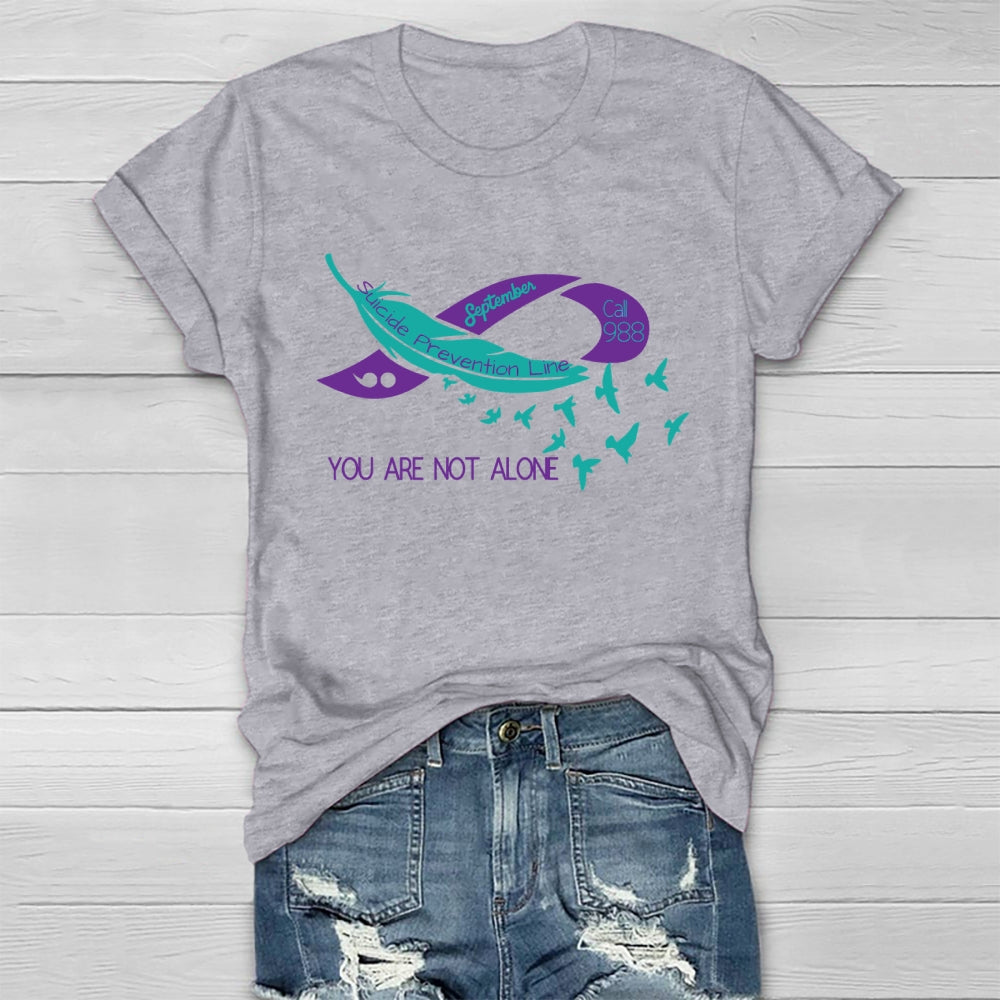 We Are Not Alone Healthwear T-shirt