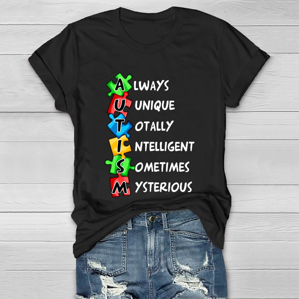 Always Unique Totally Interesting Sometimes Mysterious Healthwear T-shirt