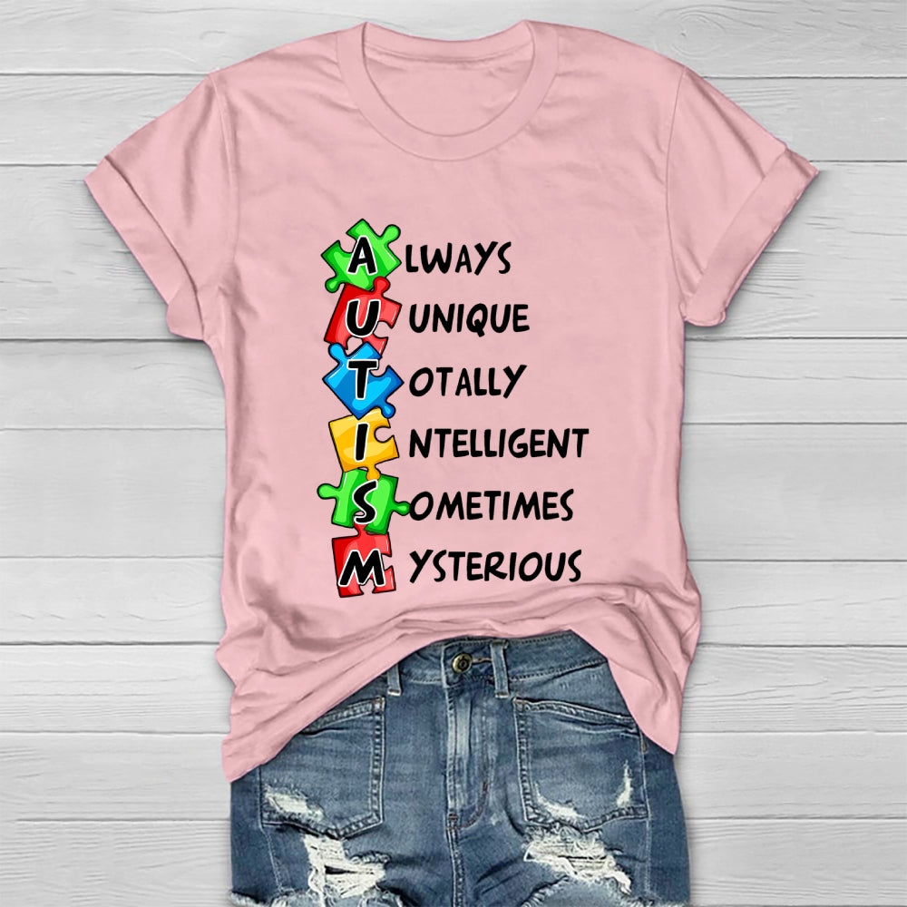 Always Unique Totally Interesting Sometimes Mysterious Healthwear T-shirt