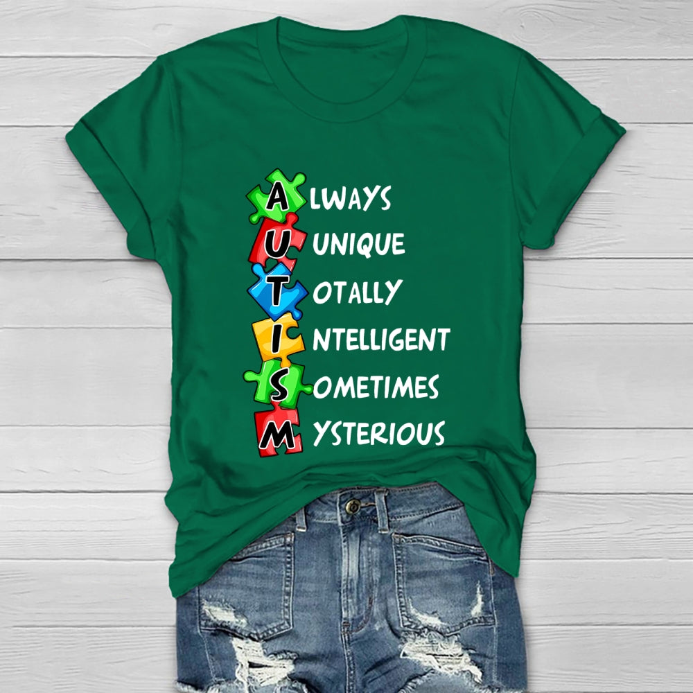 Always Unique Totally Interesting Sometimes Mysterious Healthwear T-shirt