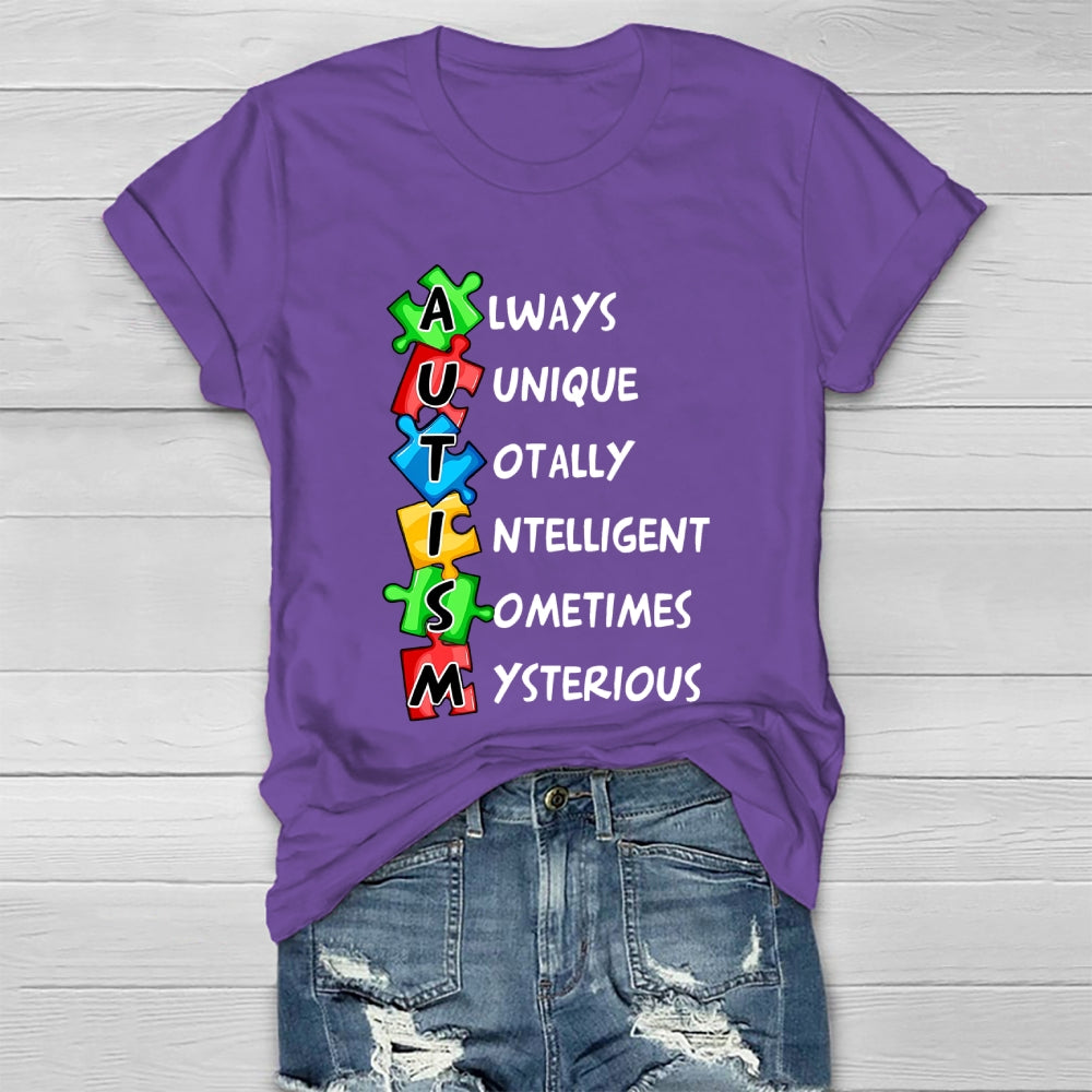 Always Unique Totally Interesting Sometimes Mysterious Healthwear T-shirt