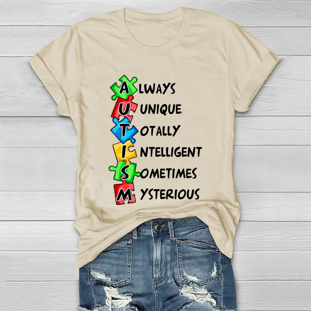 Always Unique Totally Interesting Sometimes Mysterious Healthwear T-shirt