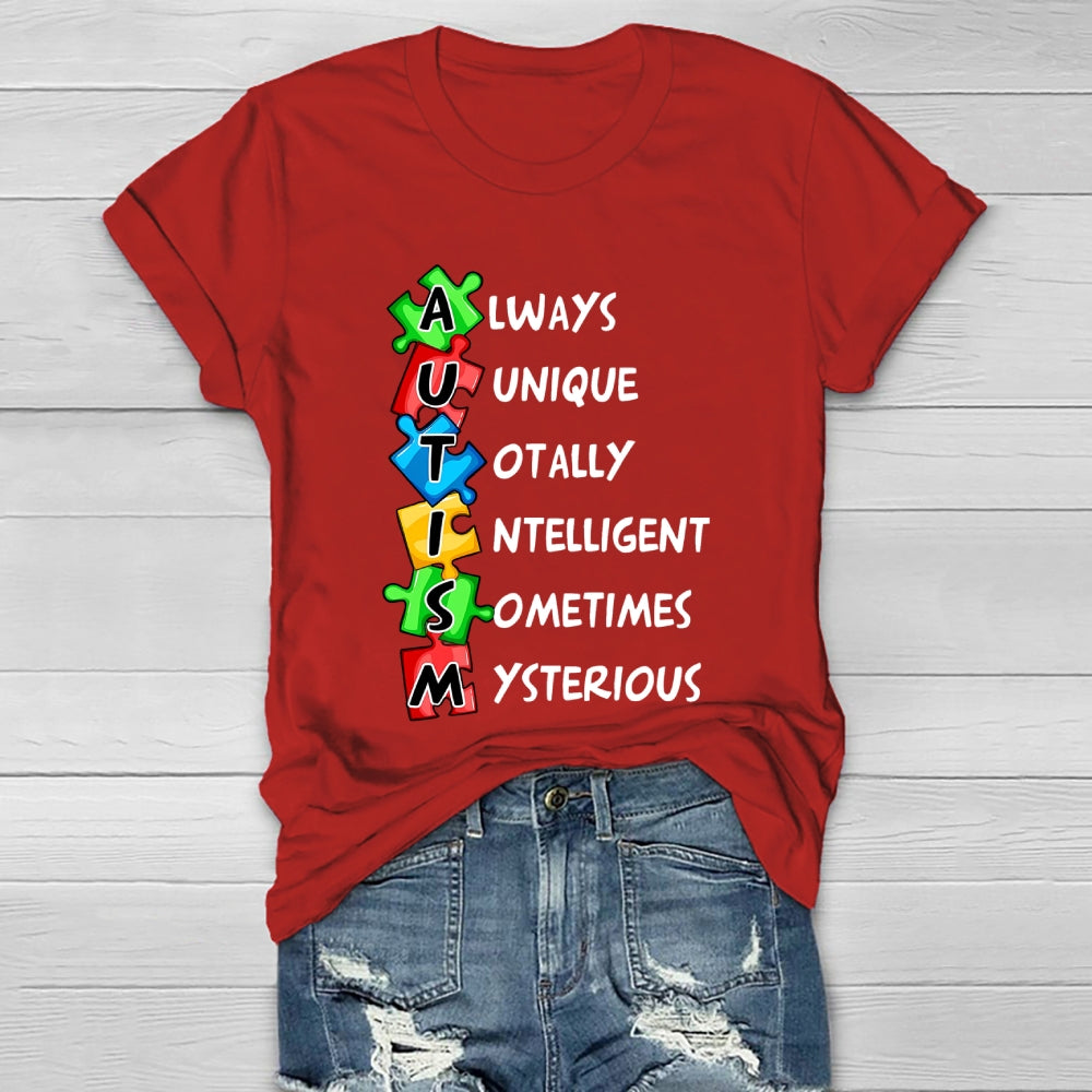 Always Unique Totally Interesting Sometimes Mysterious Healthwear T-shirt