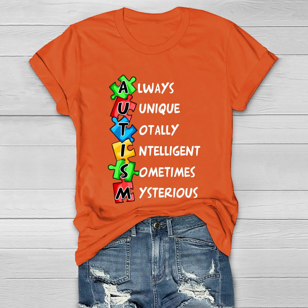 Always Unique Totally Interesting Sometimes Mysterious Healthwear T-shirt