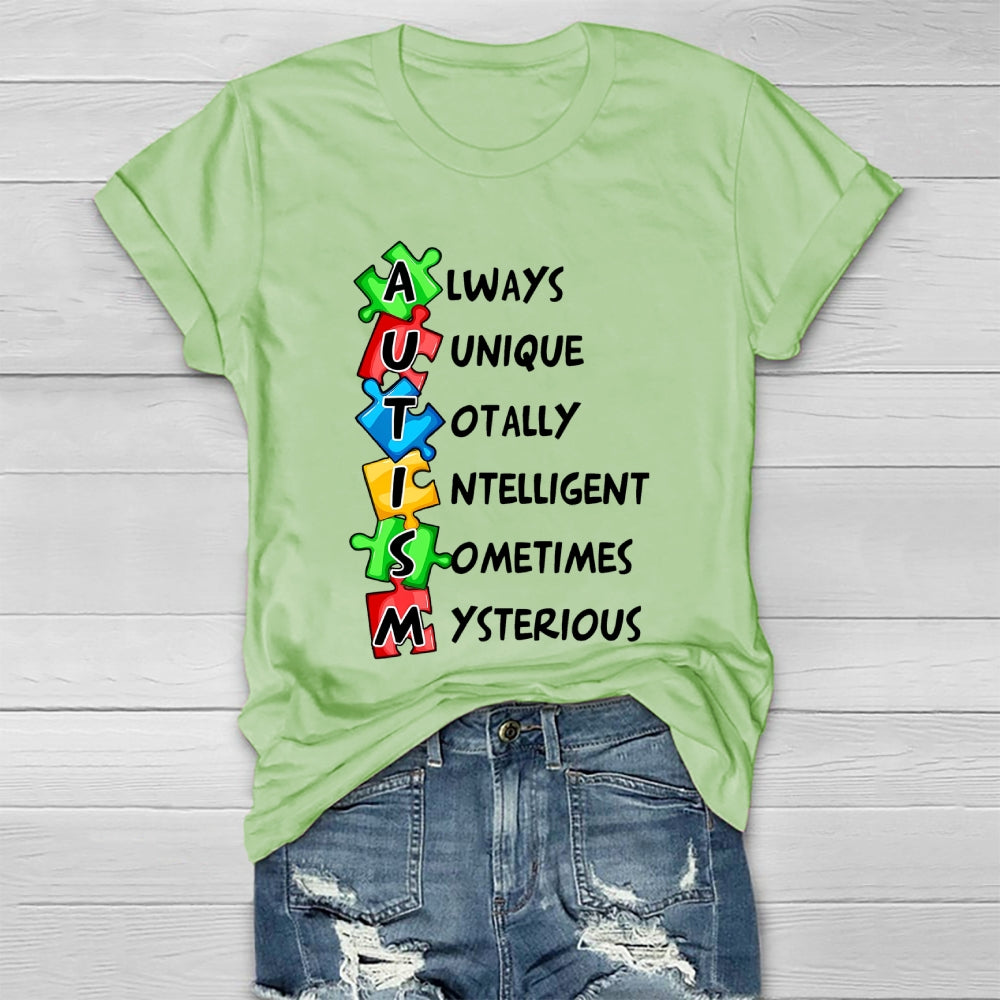 Always Unique Totally Interesting Sometimes Mysterious Healthwear T-shirt