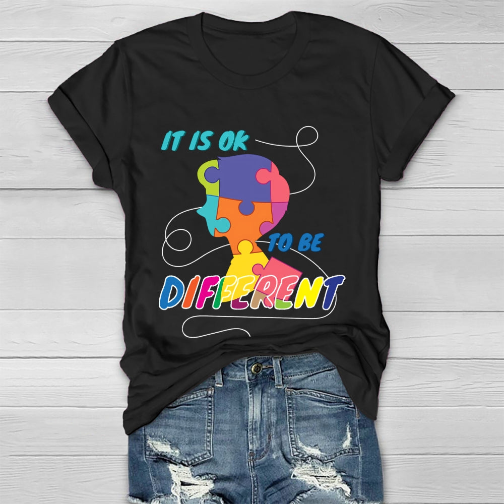 It's Okay To Be Different  Healthwear T-shirt